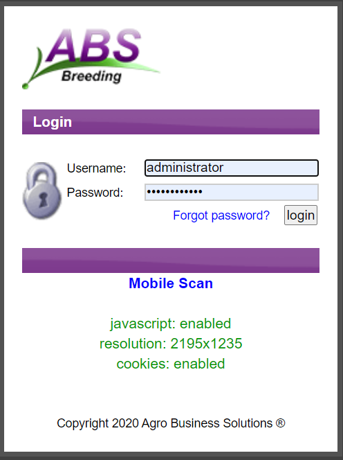 Login/Logout | Wiki.ABS Breeding
